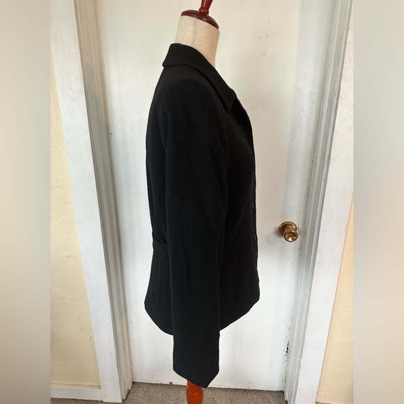 Pendleton Vintage 100% Wool Classic Black Women's Button Up Blazer Jacket 6 - Picture 5 of 7